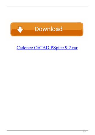 orcad pspice 9.2 full version free download with crack